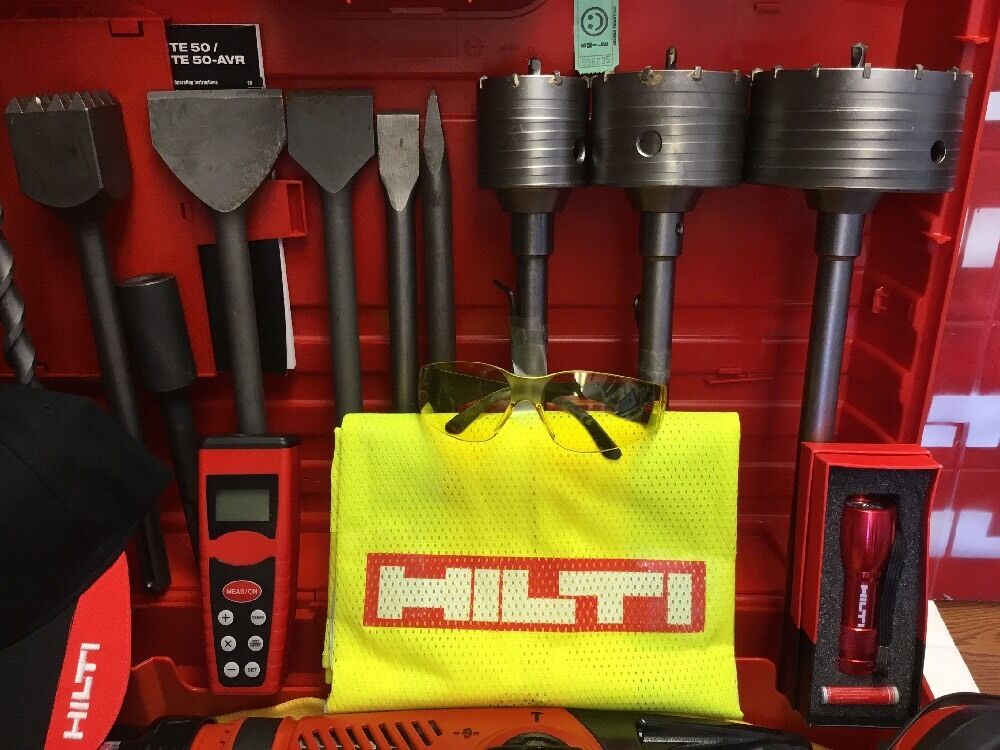 HILTI TE 50, GREAT CONDITION, 2 YEARS WARRANTY, LOADED SET, FAST SHIP