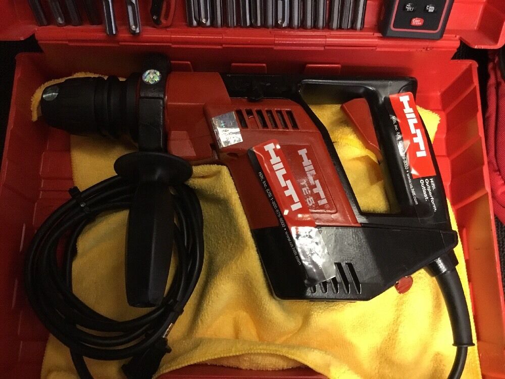 HILTI TE 5 PREOWNED, FREE LASER METER, BITS, LOT OF EXTRAS