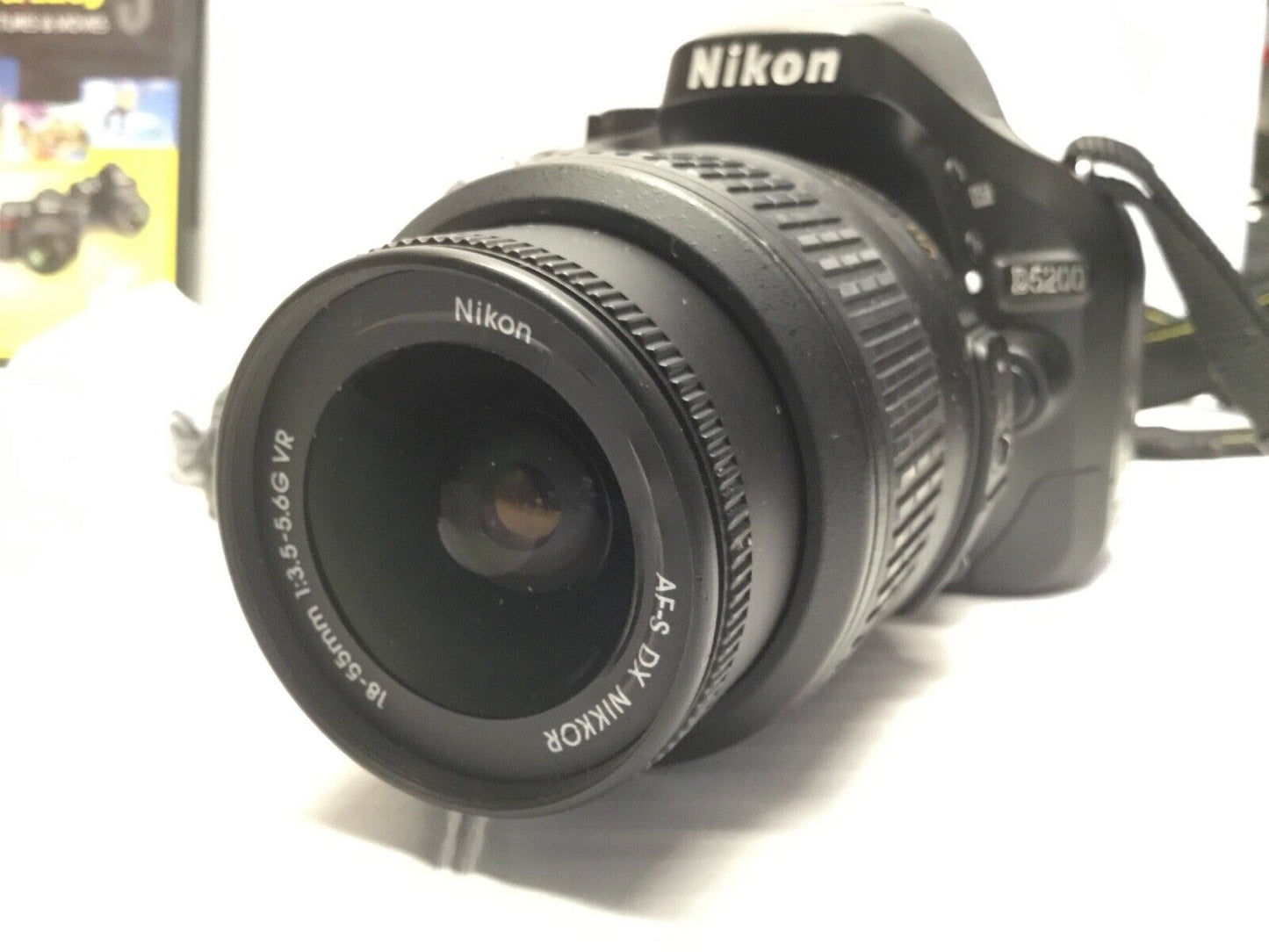 Nikon D5200 24.1MP DSLR Camera Black + 18-55mm + 3000mm AF Lens, GREAT CONDITION