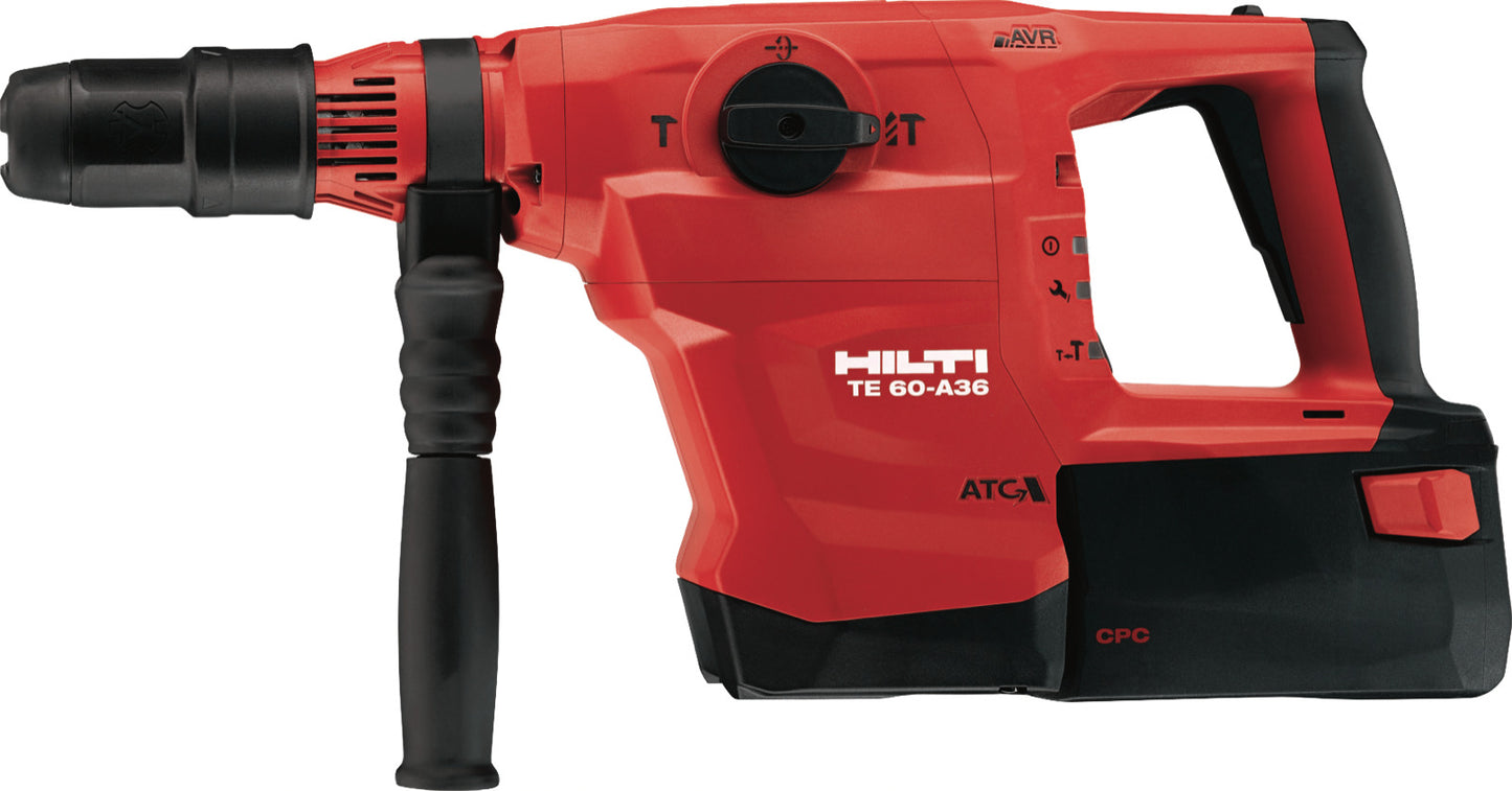 HILTI TE 60-A36 HAMMER DRILL, COMPLETE SET, BRAND NEW