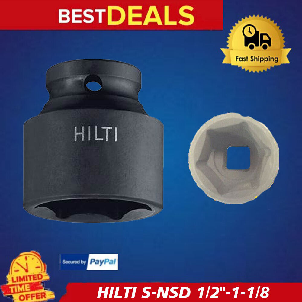 HILTI S-NSD 1/2"-1-1/8" IMPACT SOCKET, New