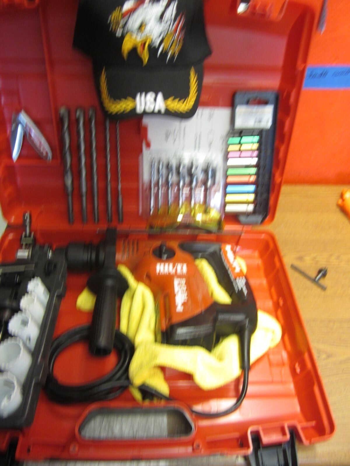 HILTI TE 6-S DRILL, WOODCHUCK SET, TONS OF FREE EXTRAS, COMPLETE