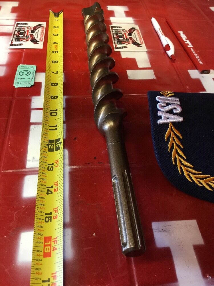 HILTI BIT SDS MAX 1-1/2" X 16-1/2" PREOWNED