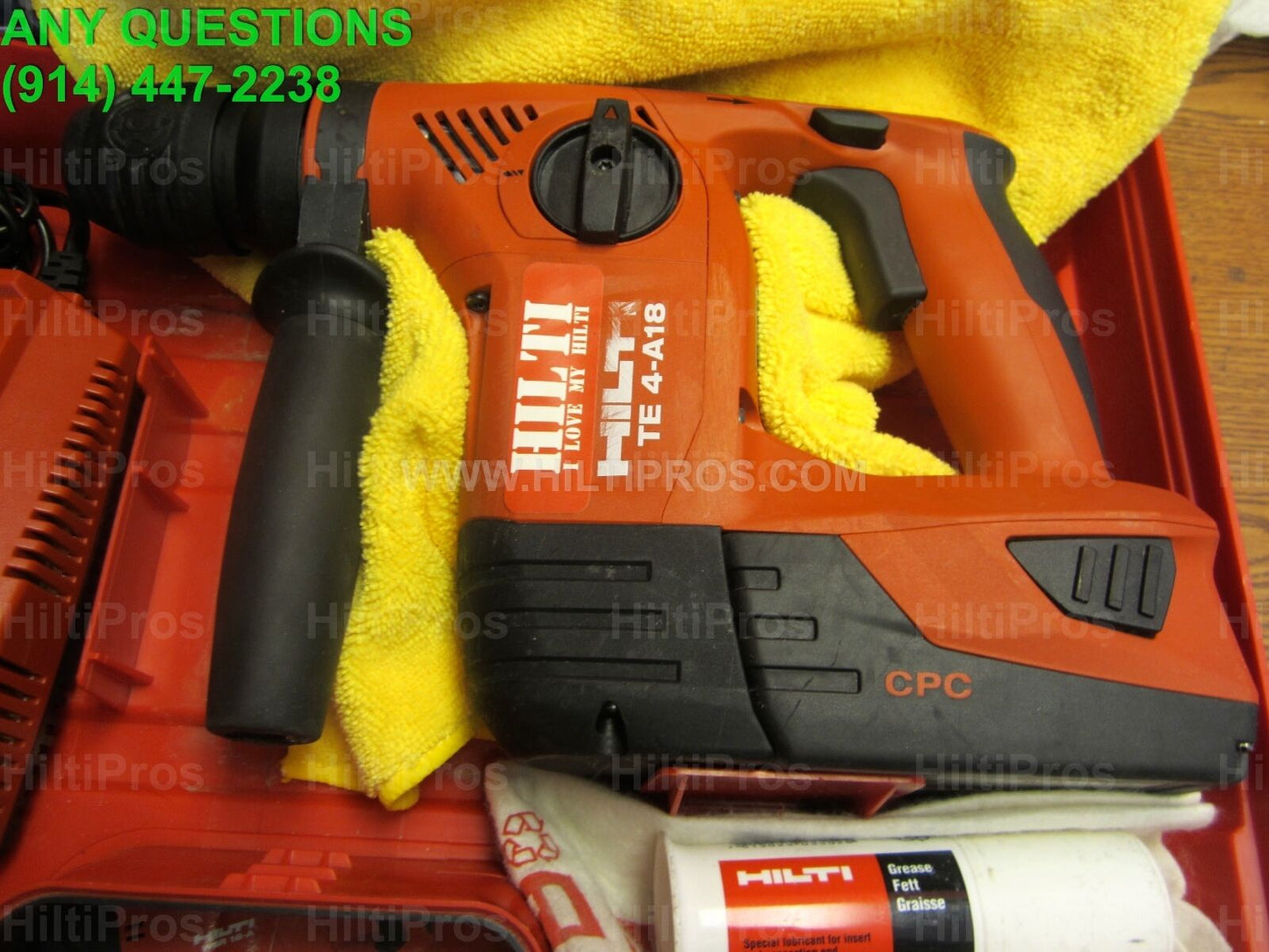 HILTI TE 4-A18, PREOWNED, FREE EXTRAS