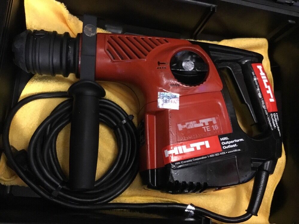 HILTI TE 16, PREOWNED, FREE THERMO, BITS, EXTRAS