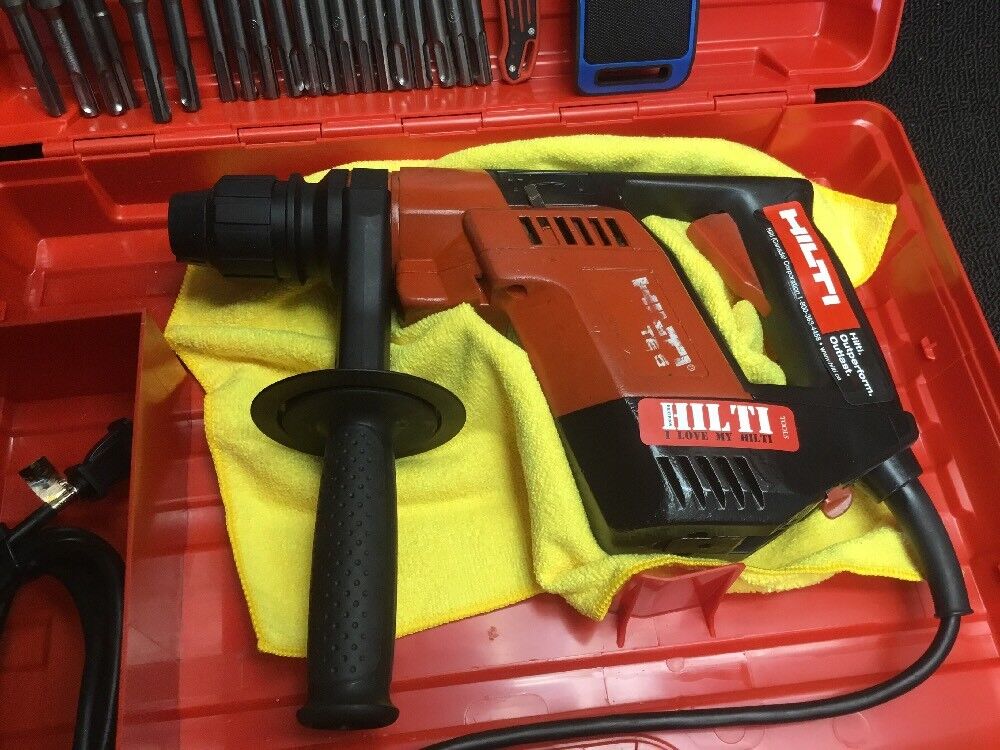 HILTI TE 5 PREOWNED, FREE BLUETOOTH SPEAKER, REINFORCED HANDLE, BITS