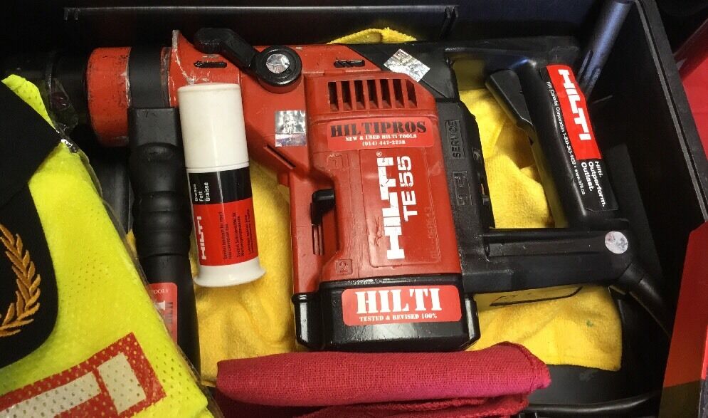 HILTI TE 55, L@@K, GOOD CONDITION, FREE BITS AND CHISELS, FAST SHIPPING