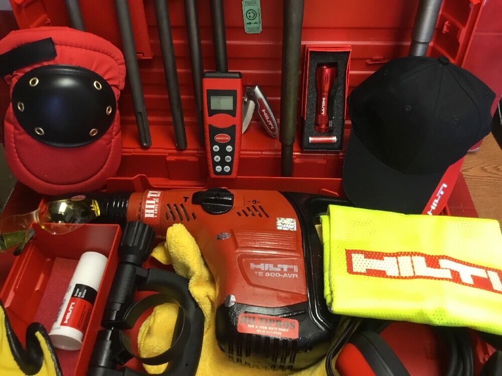 HILTI TE 500 AVR PREOWNED, NICE CONDITION, LOAD, FREE EXTRAS, DURABLE, FAST SHIP