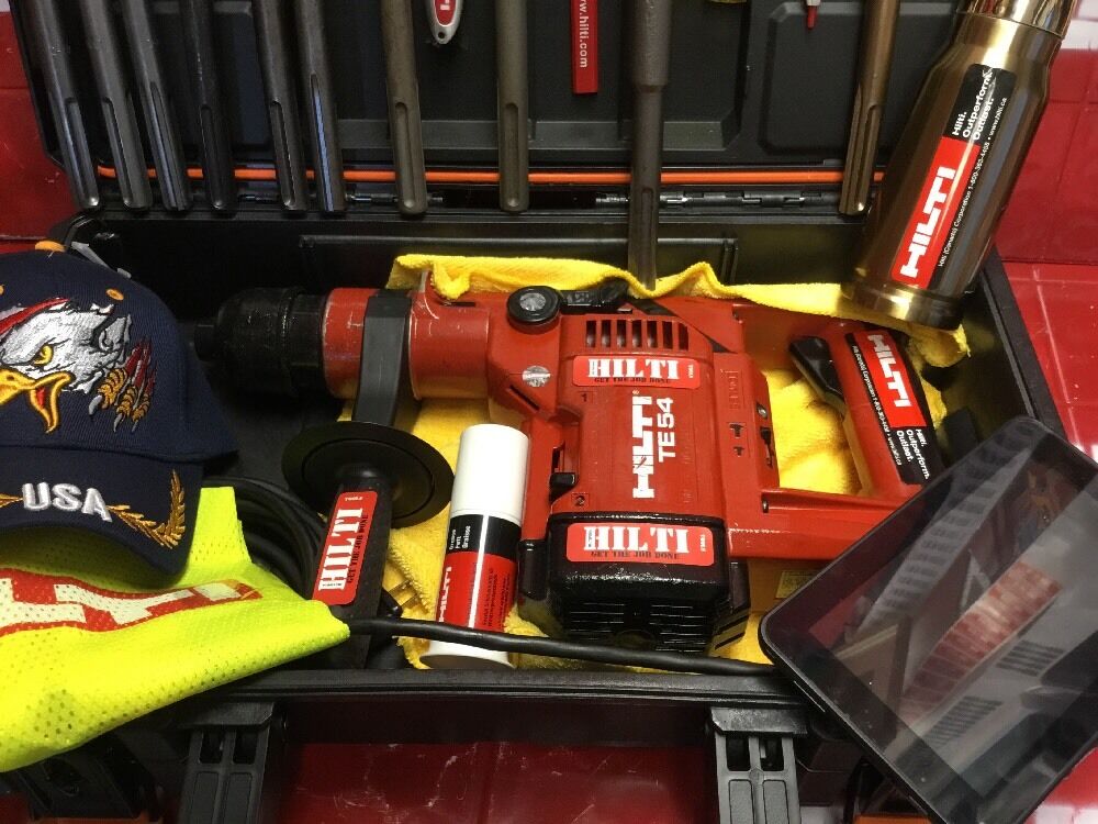 HILTI TE 54 HAMMER DRILL, L@@K, FREE TABET & EXTRAS, STRONG, GERMANY, FAST SHIP