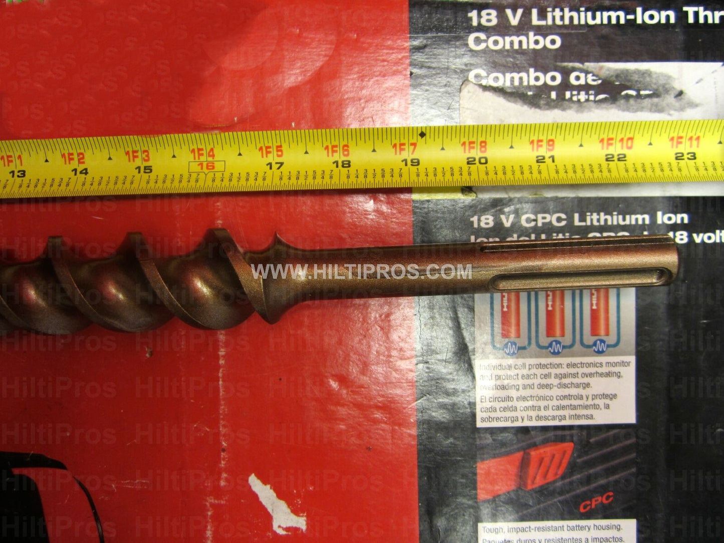 HILTI TE-YX 1-1/2" X 22", SDS MAX, BRAND NEW, FREE T-SHIRT, L@@K,  FAST SHIP