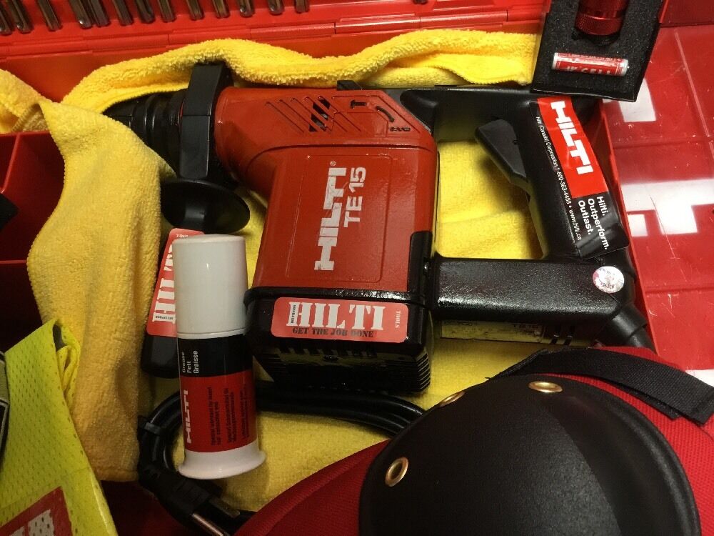 HILTI TE 15 HAMMER DRILL, GREAT CONDITION, DURABLE, FREE EXTRAS