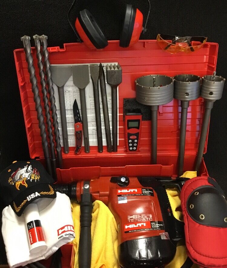 HILTI TE 76-ATC PREOWNED, FREE LASER METER, BITS, A LOT OF EXTRAS, FAST SHIP