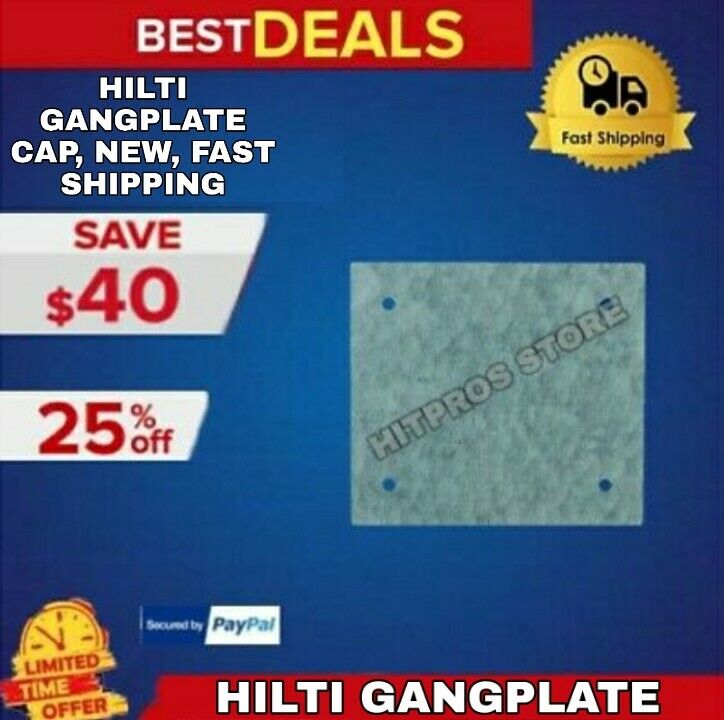 HILTI GANGPLATE CAP, NEW,