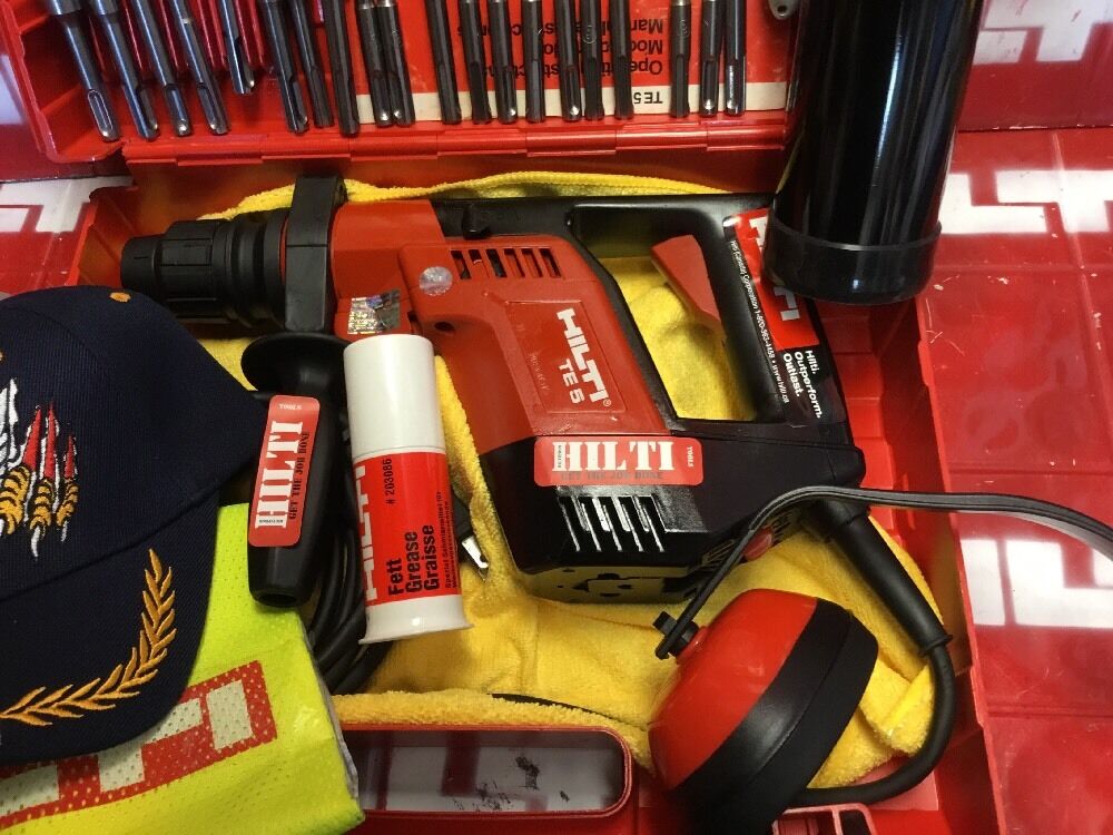 HILTI TE 5 HAMMER DRILL,FREE HILTI THERMO, FREE DRILL BITS