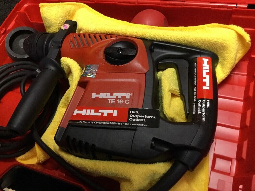 HILTI TE 16-C, PREOWNED, FREE MUG, BITS, T-SHIRT, MORE,