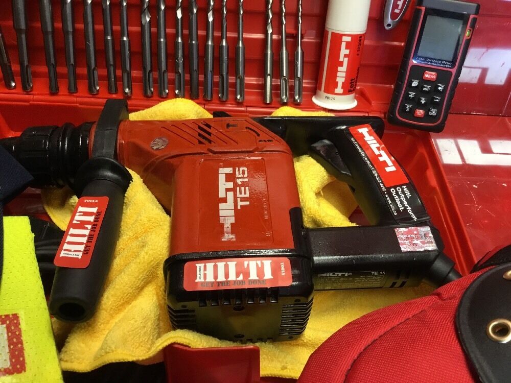 HILTI TE 15 HAMMER DRILL,PREOWNED, FREE HILTI THERMO