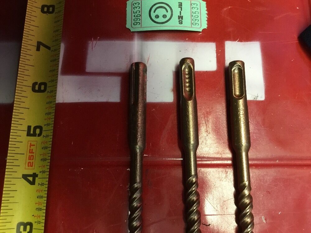 HILTI DRILL BIT SDS PLUS 5/16" X 6-1/2" SET OF 3