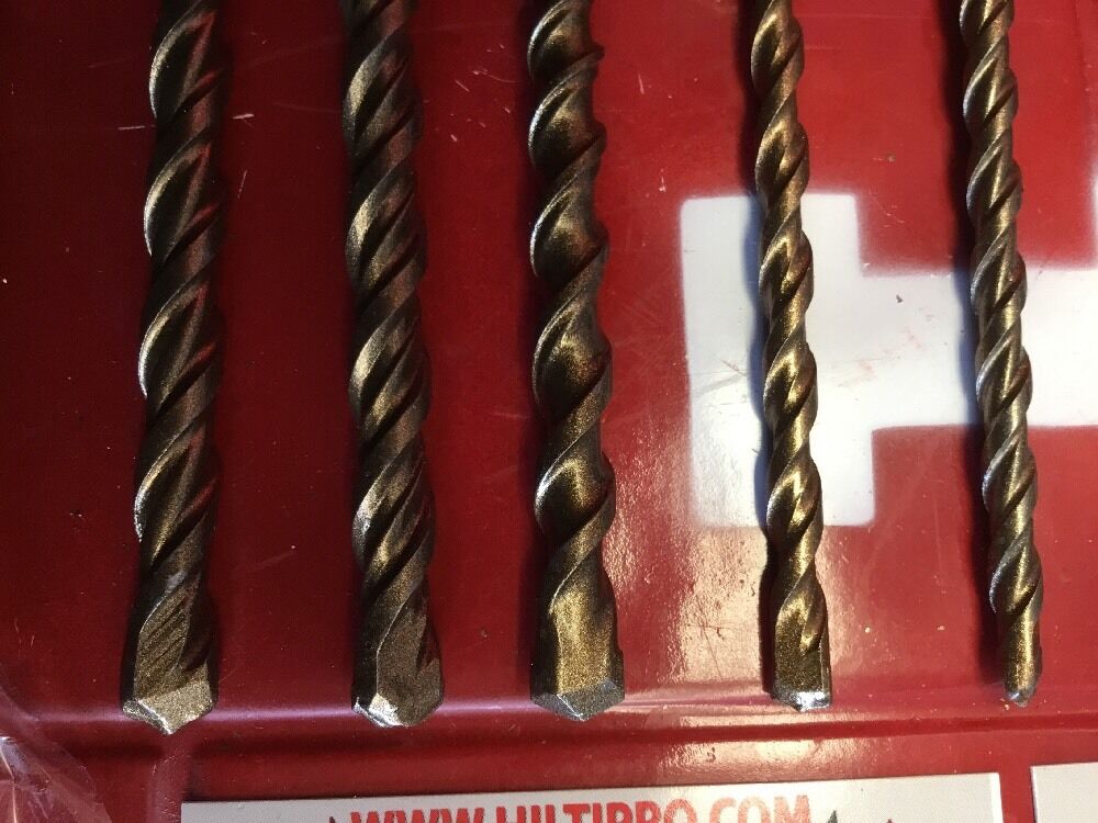 HILTI DRILL BIT 3/8", 1/4" SDS PLUS,SET OF 5,