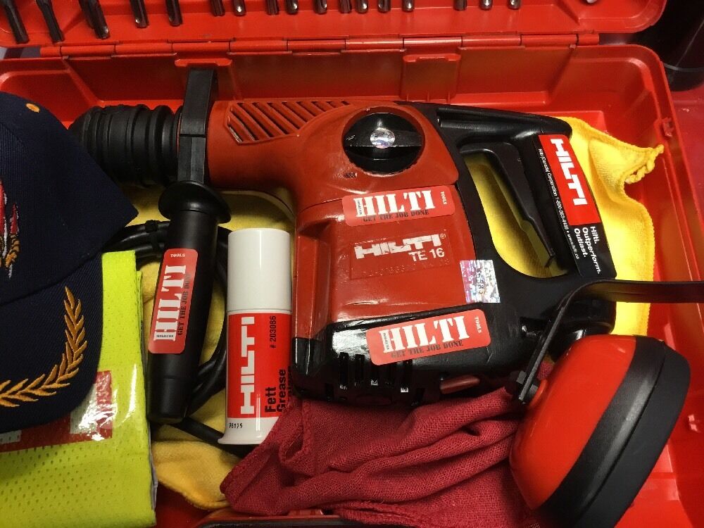 HILTI TE 16,GREAT CONDITION, PREOWNED, FREE EXTRAS