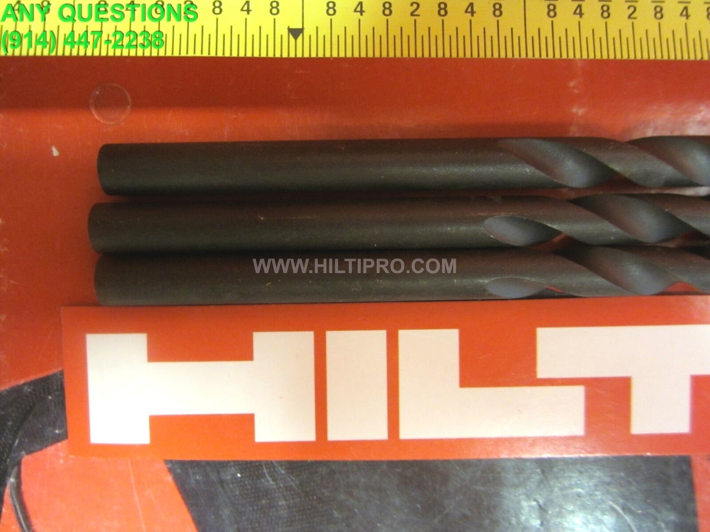 HILTI 5/16" X 4" PERCUSSION MASONRY BIT (SET OF 3), FREE PENCIL