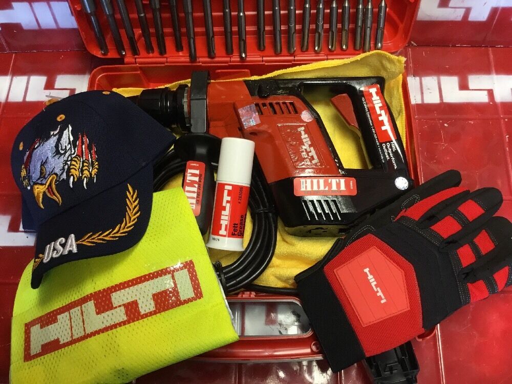 HILTI TE 5 HAMMER DRILL, FREE EXTRAS, LOADED BITS, STRONG