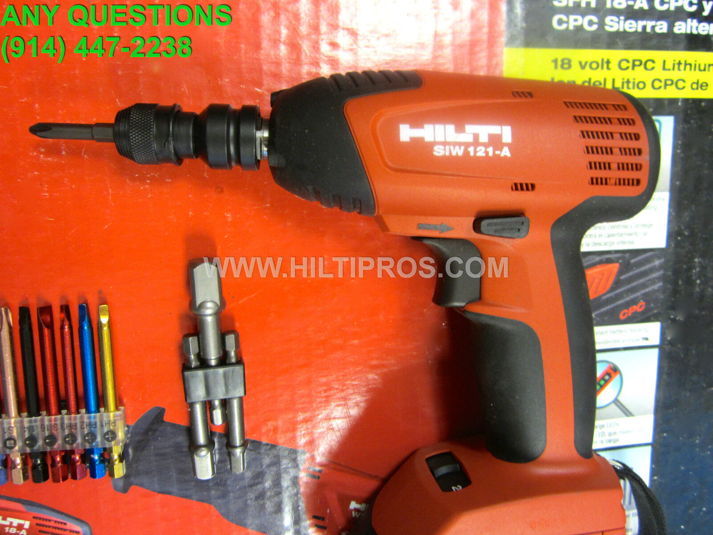 Hilti IMPACT CORDLESS ( SID / SIW) 1/2" WRENCH /DRIVER SET BRAND NEW