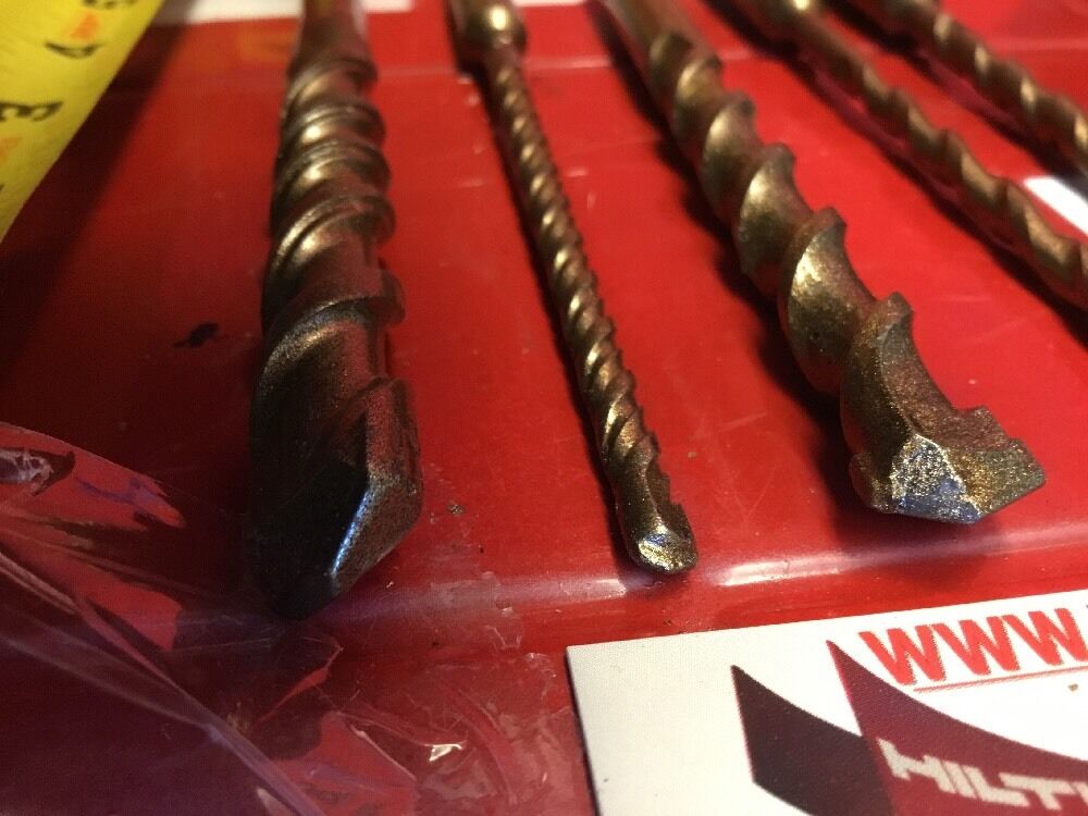 HILTI DRILL BIT 1/4", 1/2" SDS PLUS, STRONG, SET OF 5