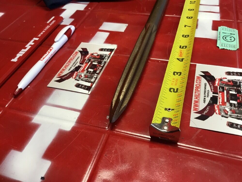 HILTI CHISEL POINTED SDS MAX 14" PREOWNED