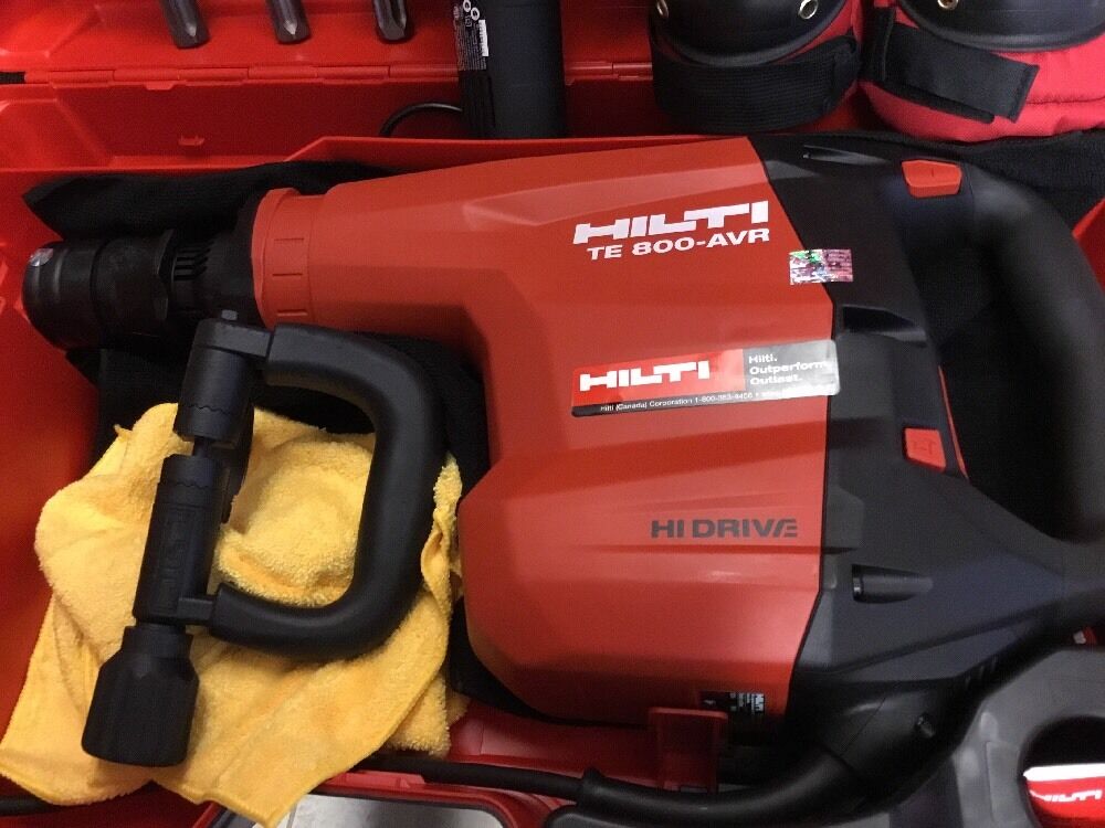 HILTI TE 800 AVR, NEW, FREE GRINDER, CHISELS, A LOT OF EXTRA ITEMS, FAST SHIP