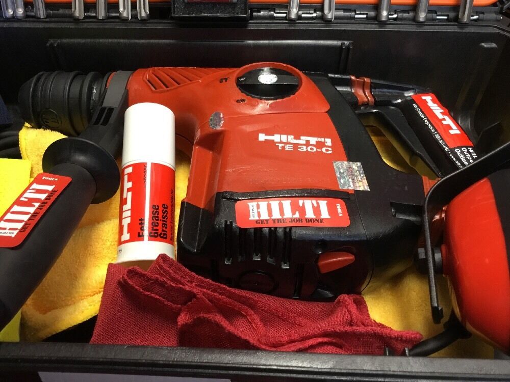 HILTI TE 30-C, PREOWNED, DURABLE, FREE TABLET, DRILLS & CHISELS