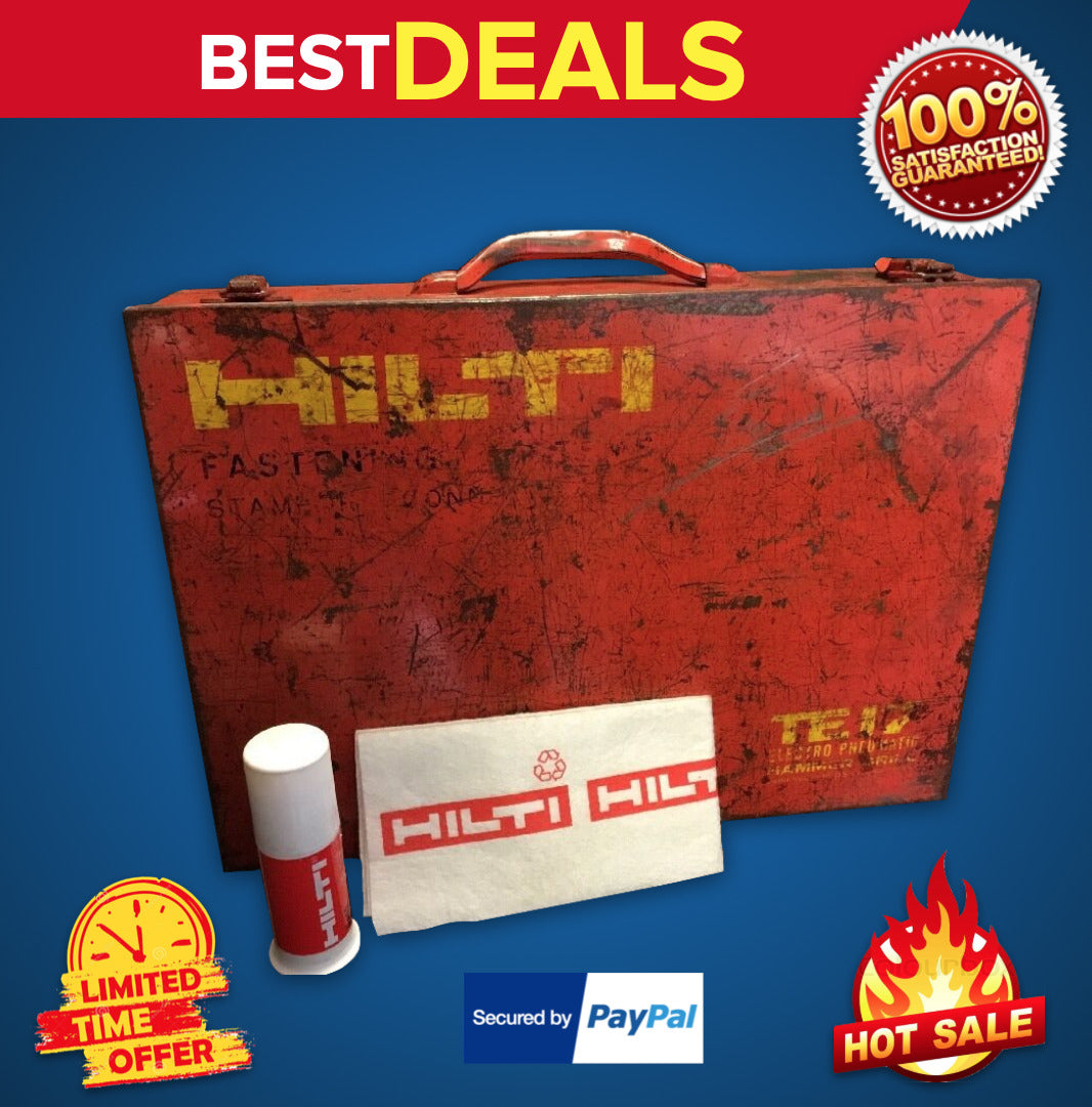 HILTI ORIGINAL CASE TE 17 (CASE ONLY), PREOWNED, FREE HILTI GREASE