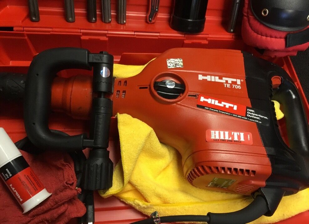 HILTI TE 706, DISPLAY, FREE CHISELS