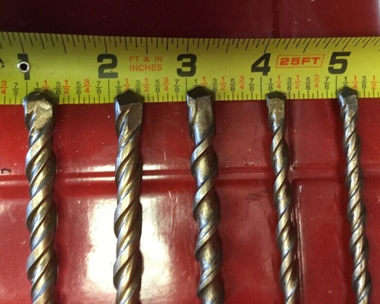 HILTI DRILL BIT 3/8", 1/4" SDS PLUS,SET OF 5,