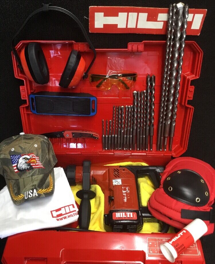 HILTI TE 25 DRILL, PREOWNED, FREE BLUETOOTH SPEAKER, DRILL & EXTRAS