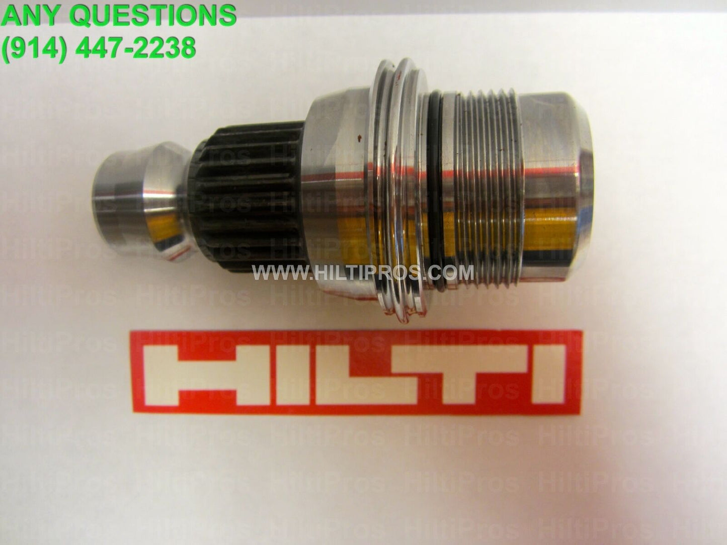 HILTI CORE DRILL ADAPTER- QUICK DISCONNECT MALE SPLINE TO 1-1/2" 7 Thread,