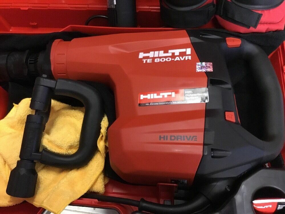 HILTI TE 800 AVR BREAKER, NEW, FREE CHISELS, ANGLE GRINDER, HILTI HAT, FAST SHIP