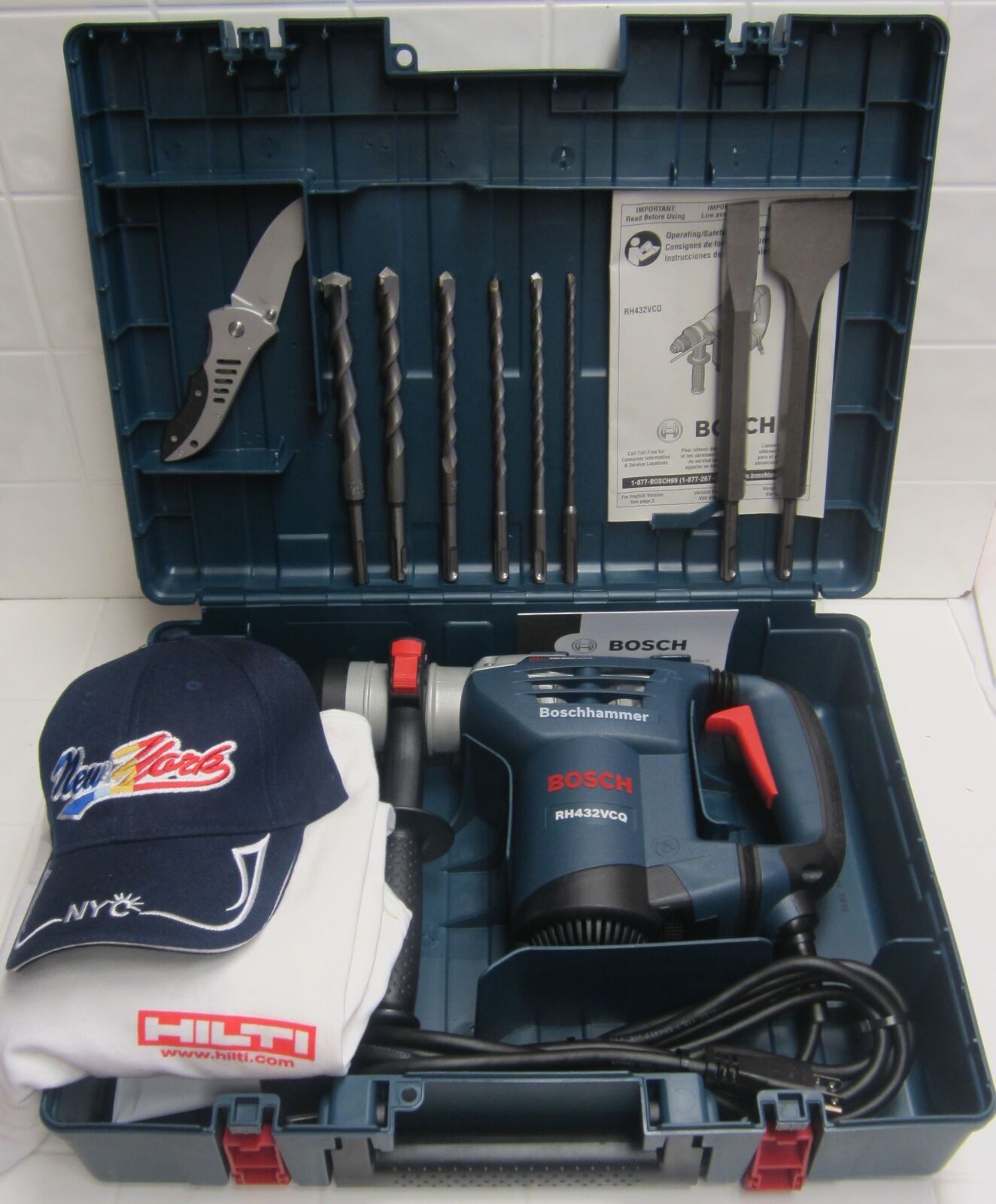 BOSCH, HILTI, MILWAUKEE HAMMERDRILL