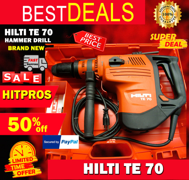 HILTI TE 70 HAMMER DRILL, LATEST MODEL, NEW, STRONG, ORIGINAL