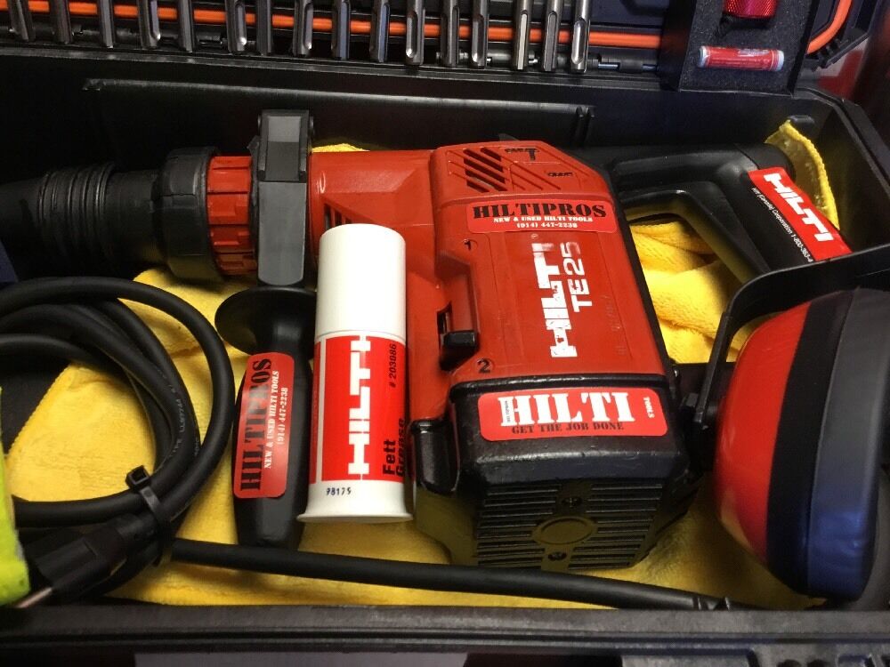 HILTI TE 25, GREAT CONDITION, PREOWNED, FREE EXTRAS