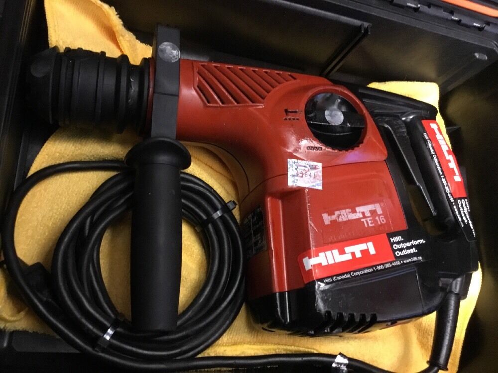 HILTI TE 16, PREOWNED, FREE THERMO, BITS, EXTRAS