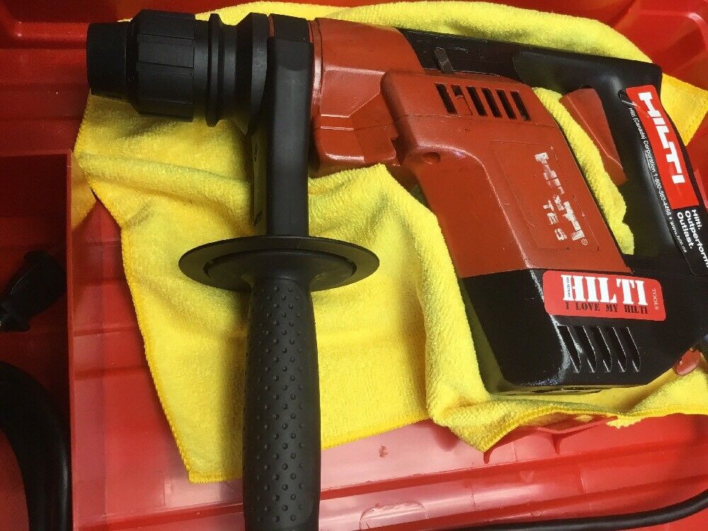 HILTI TE 5 HAMMER DRILL, FREE SID 2-A, REINFORCED HANDLE, BITS