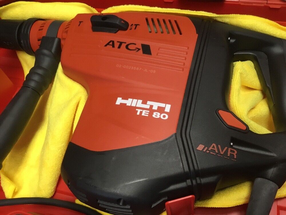 HILTI TE 80 ATC AVR, NEW, FREE SID 2-A DRIVER, BITS, CHISELS, EXTRAS, FAST SHIP