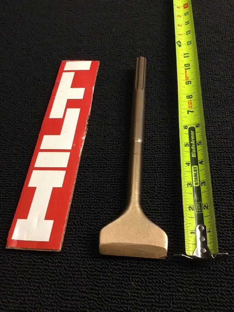 HILTI CHISEL FLAT SDS MAX 2-1/2" X 10-7/8",  PREOWNED