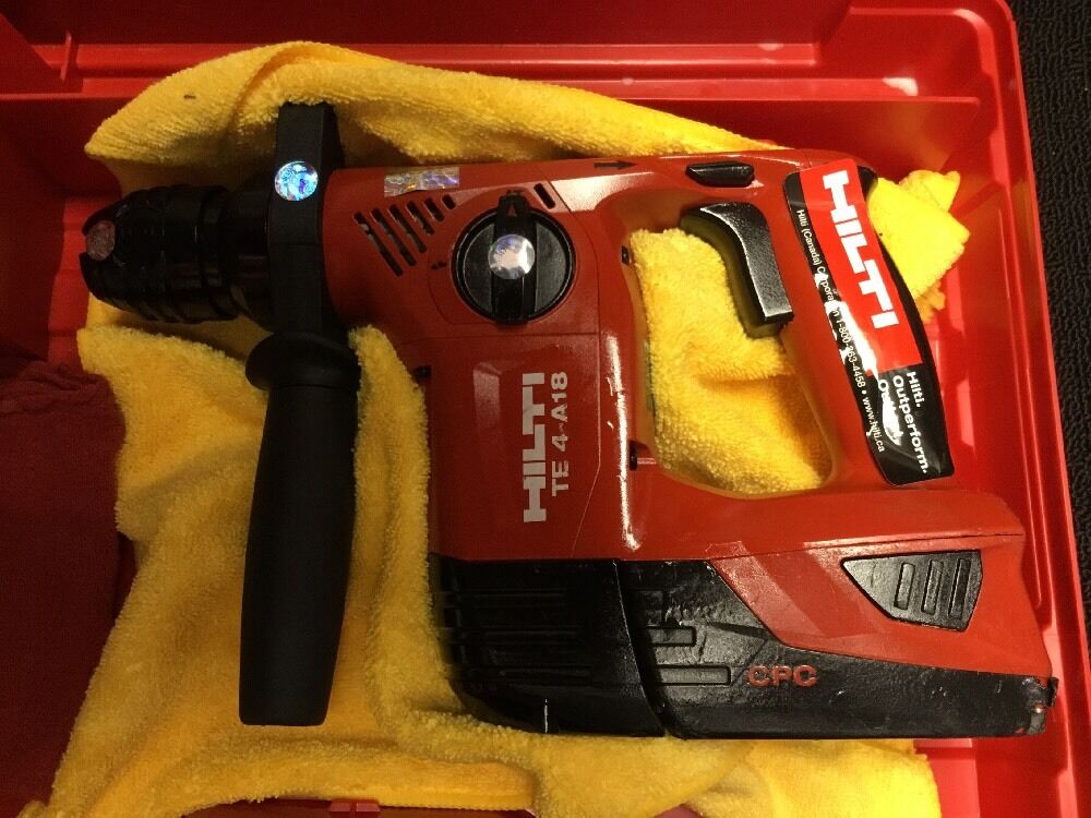 HILTI TE 4-A18 PREOWNED, FREE LASER METER, BITS AND EXTRAS