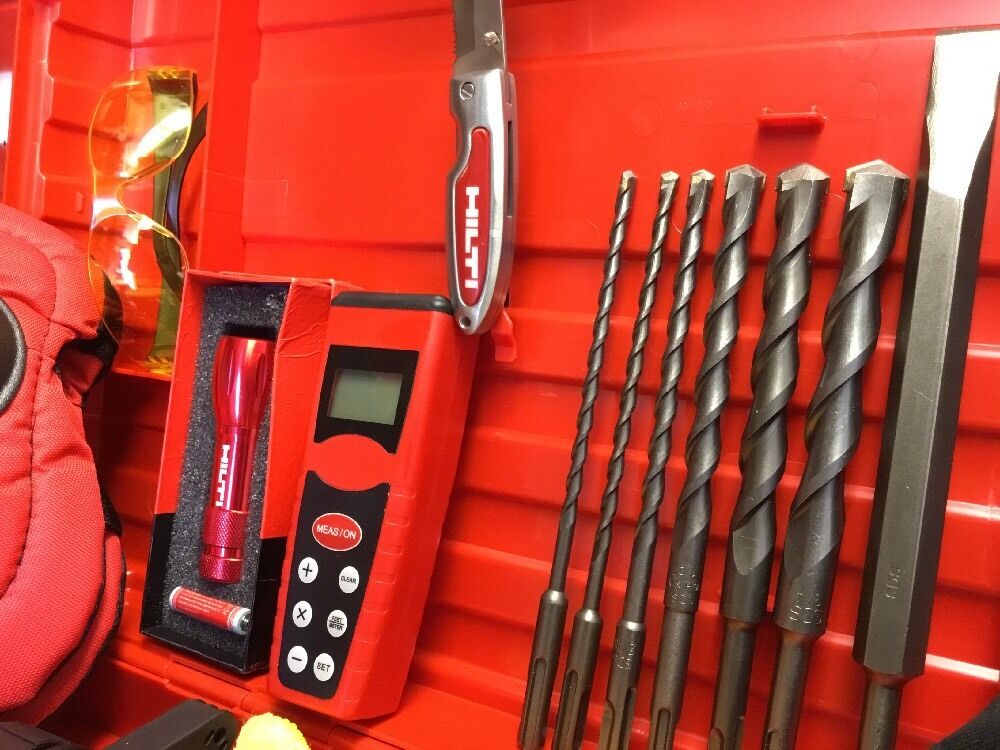 HILTI TE 6 C PREOWNED , L@@K Nice , Free Knife , bits , Hat , Laser Miter, Vest