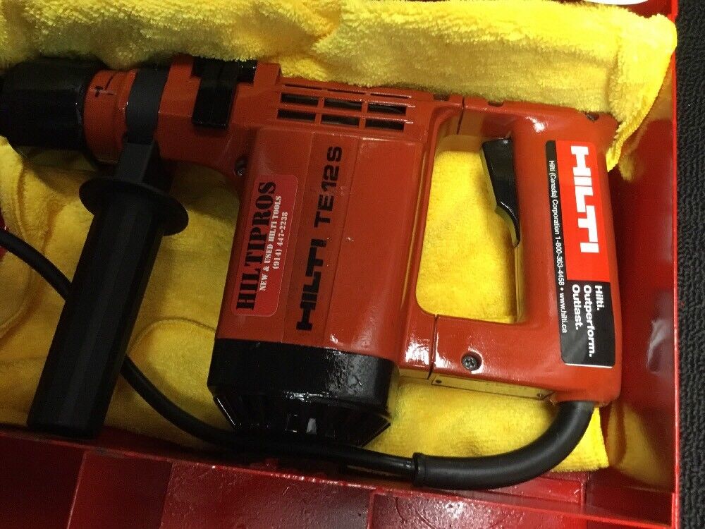 HILTI TE 12 S HAMMER DRILL,PREOWNED, FREE TABLET, EXTRAS