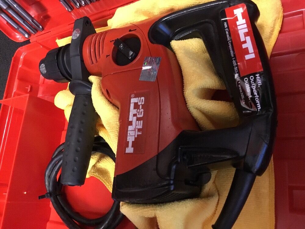 HILTI TE 6-S PREOWNED , FREE ANGLE GRINDER, BITS, EXTRAS