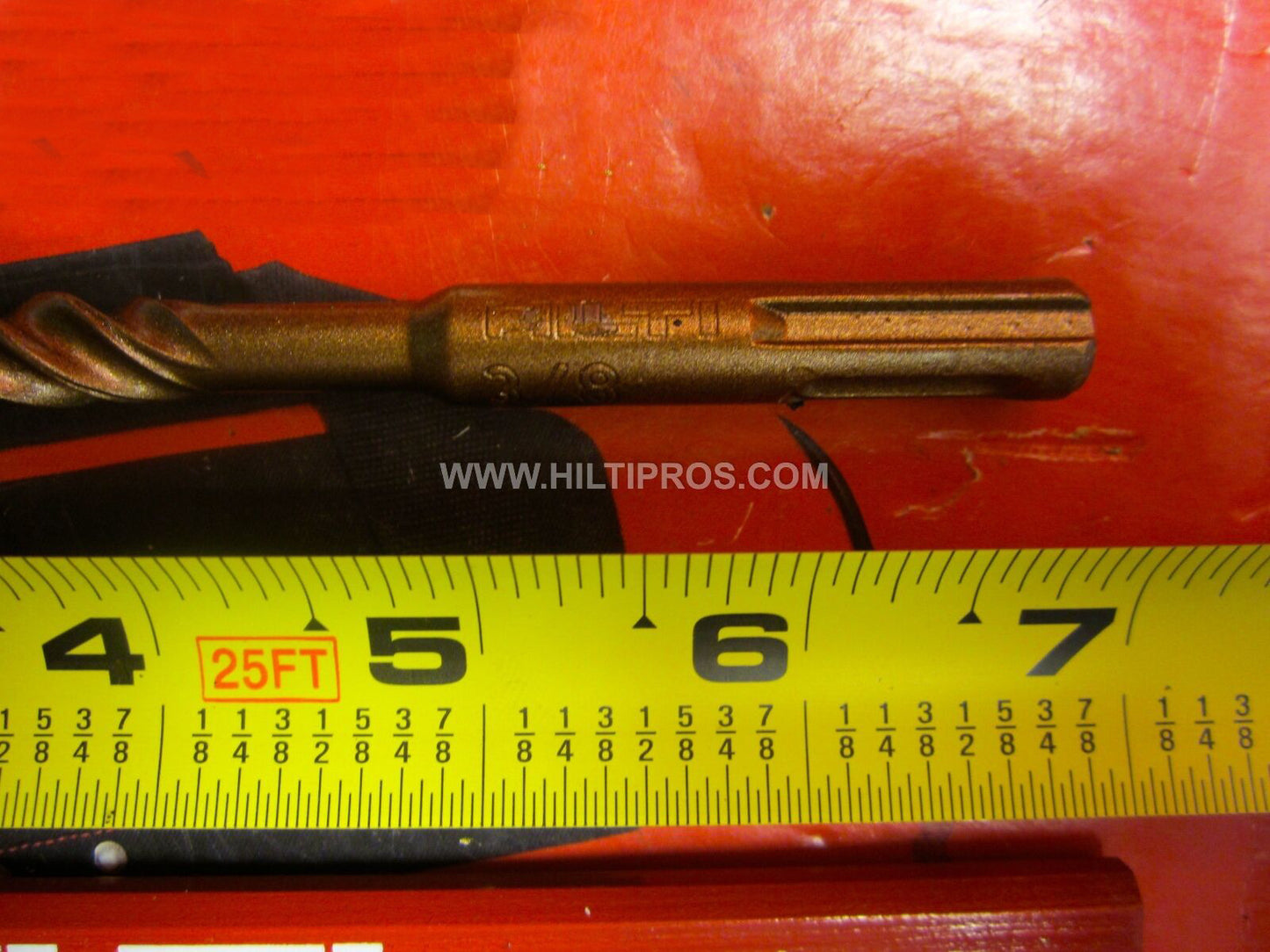 HILTI TE-CX 3/8" X 8", SET OF 1, IN GREAT CONDITION, FREE PENCIL, FAST SHIP