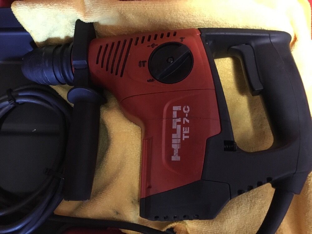 HILTI TE 7-C, PREOWNED, ORIGINAL, FREE BITS,  EXTRAS