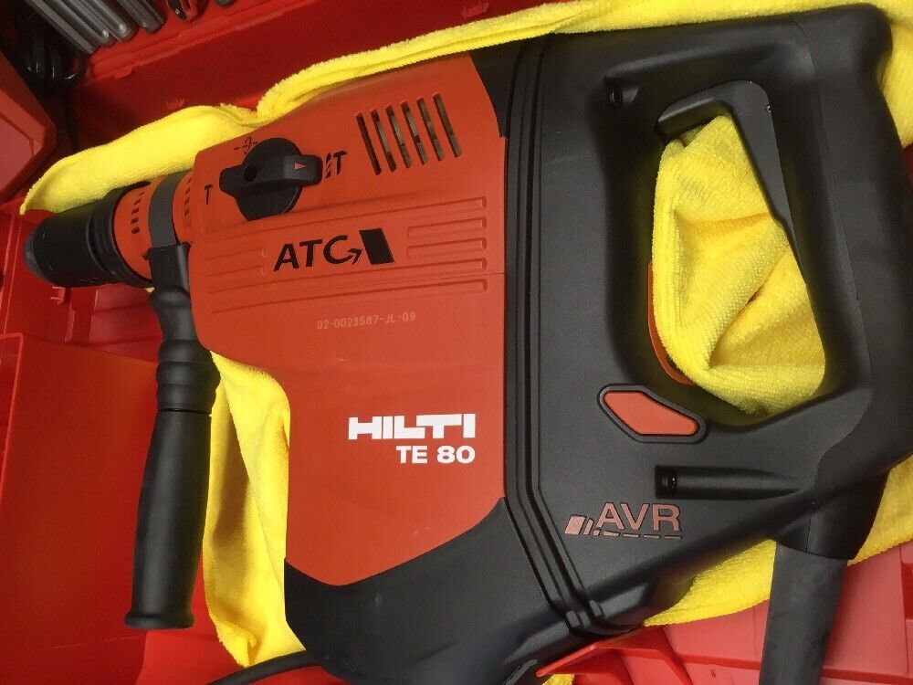 HILTI TE 80 ATC AVR, NEW, FREE SID 2-A DRIVER, BITS, CHISELS, EXTRAS, FAST SHIP